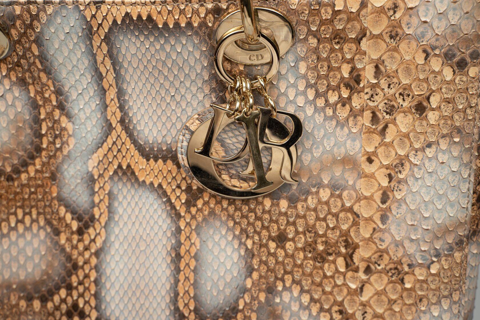 Dior Lady Dior Große Python im Angebot 6
