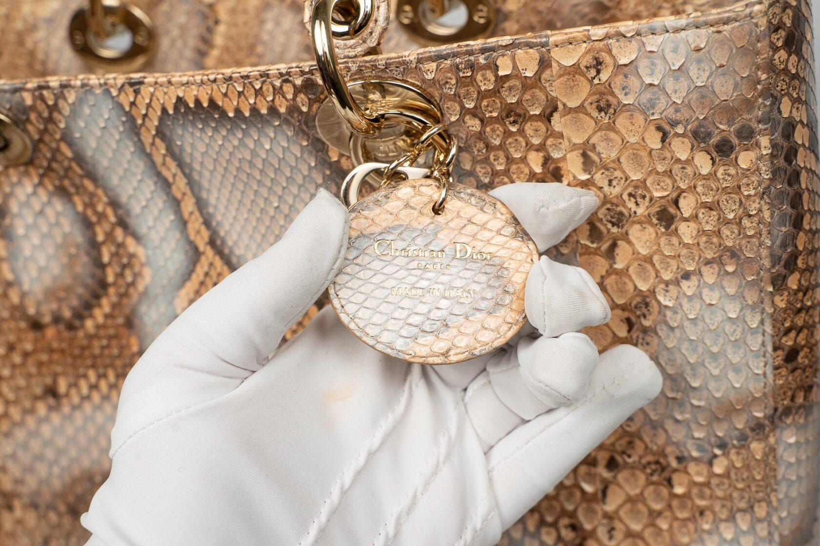 Dior Lady Dior Große Python im Angebot 7