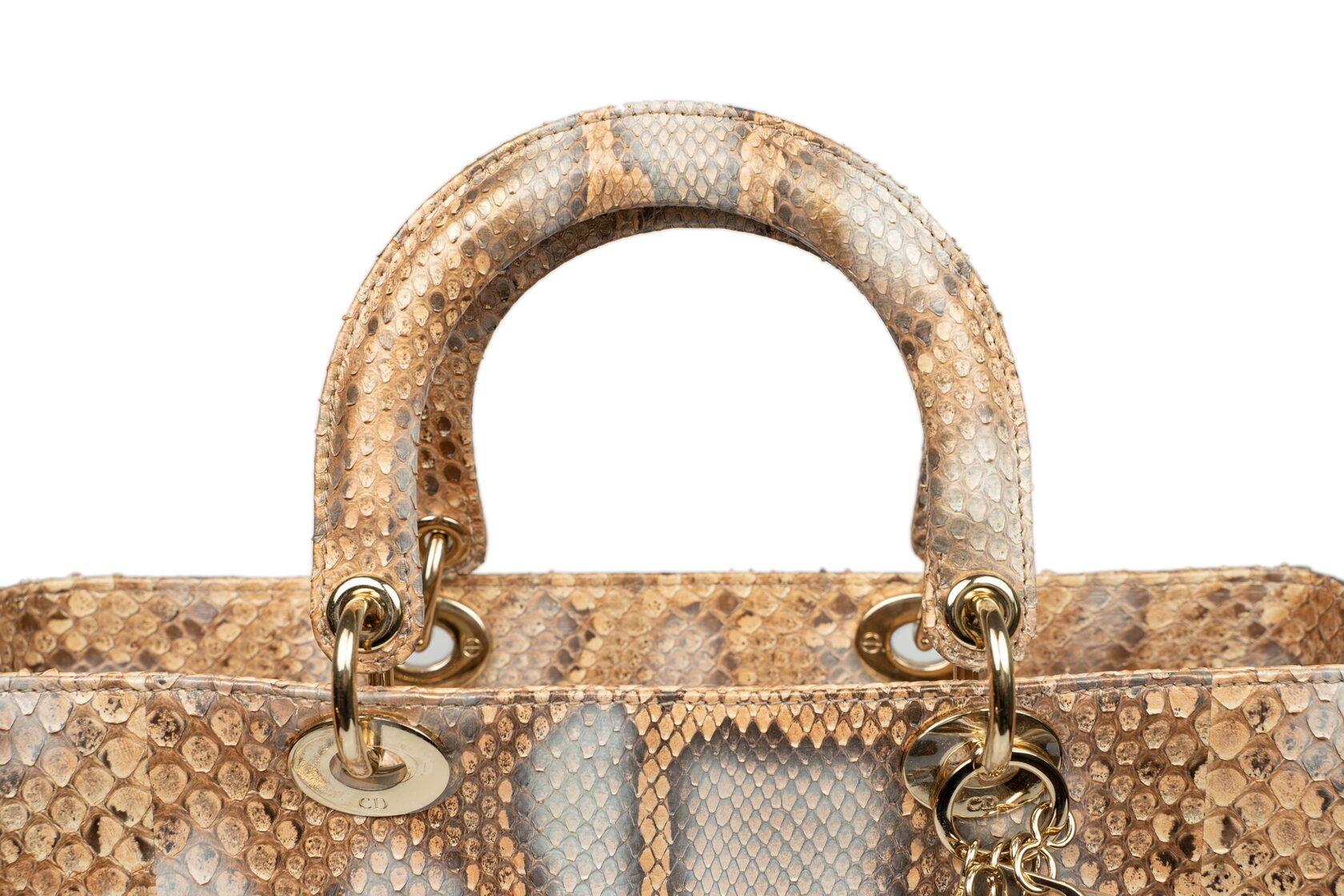 Dior Lady Dior Große Python im Angebot 12