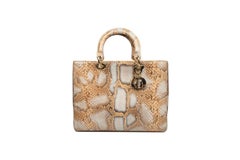 Dior Lady Dior Large Python