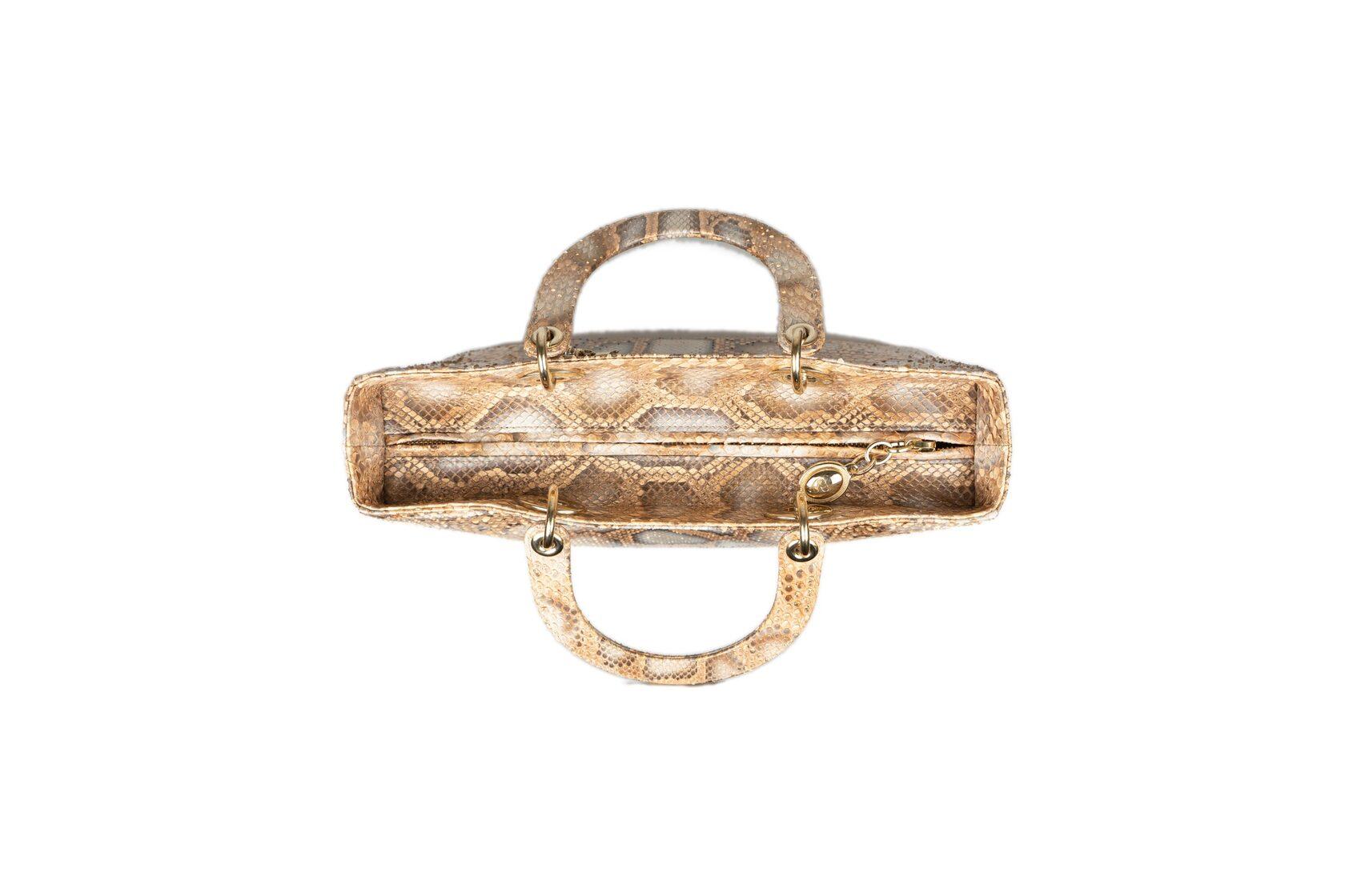 Dior Lady Dior Große Python Damen im Angebot