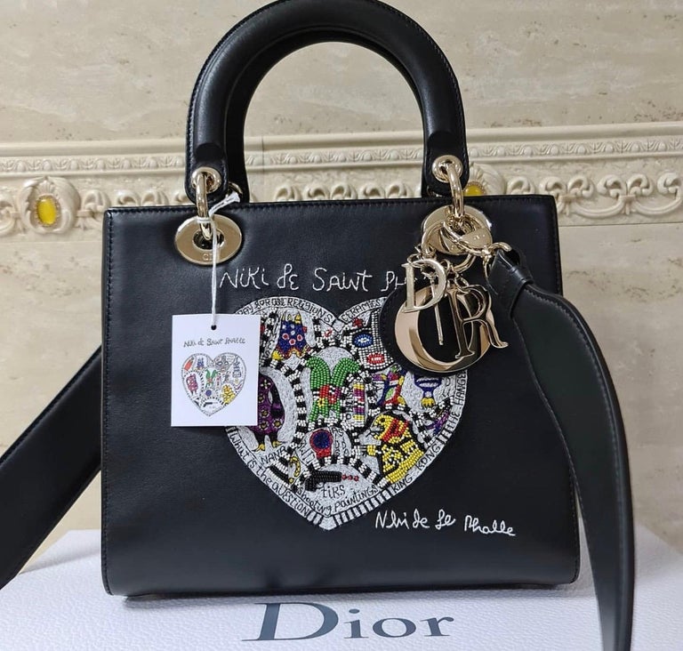 Dior Lady Dior Medium Niki de Saint Phalle Bag at 1stDibs | dior niki ...
