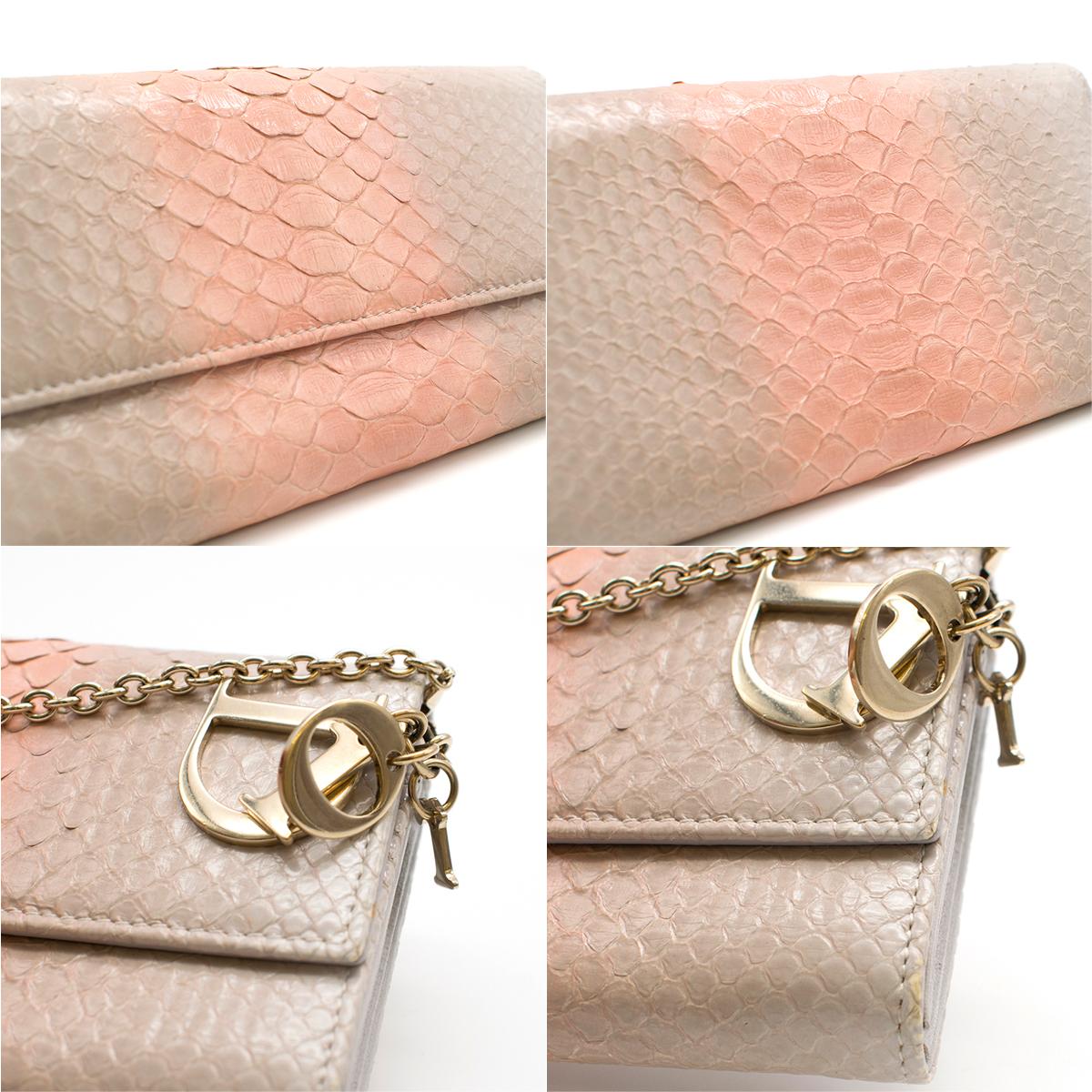 Dior Lady Dior Ombre Wallet On Chain	 2