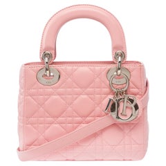 Dior Lady Dior Shoulder Bag Pink