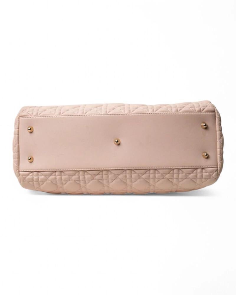 Dior Lady Large Soft Cannage Pink 2