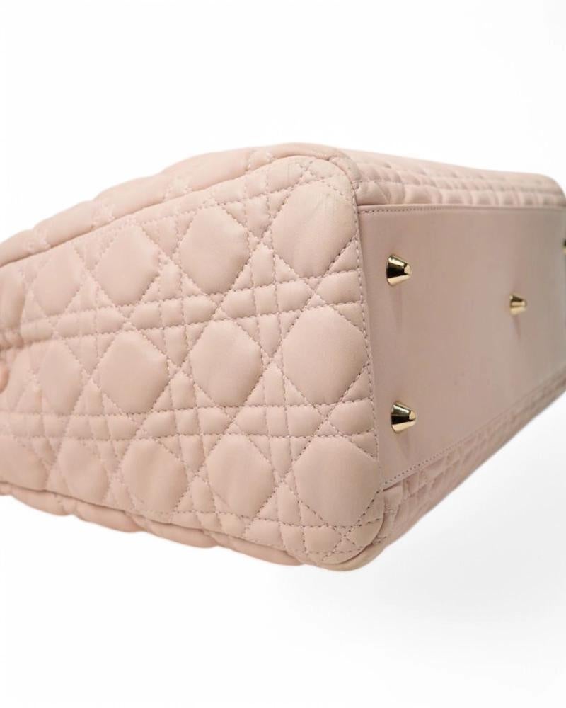 Dior Lady Large Soft Cannage Pink 3