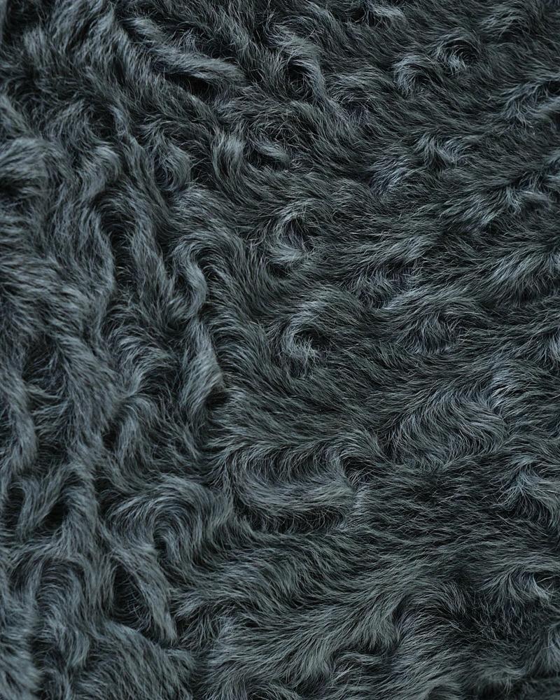 Dior Lady Medium Fur Grey en vente 13