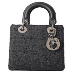 Dior Lady Small Canvas Metel Grigia