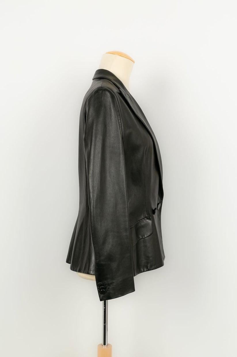 Women's Dior Lamb Leather Jacket with Silk Lining