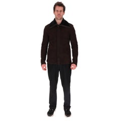 Dior Lamb Suede Shearling Pilot Jacket