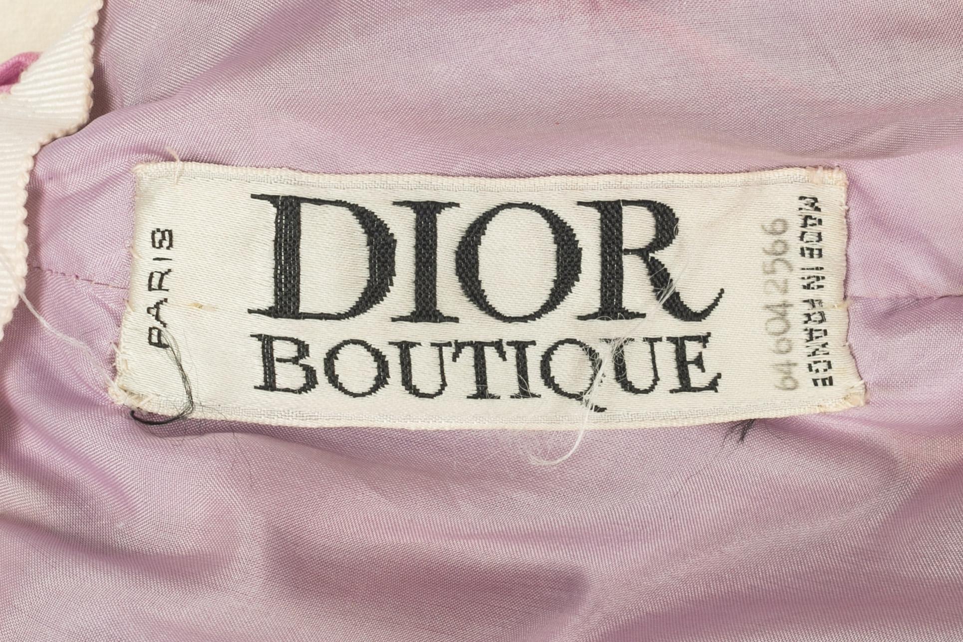 Dior lamé dress 1970's For Sale 5
