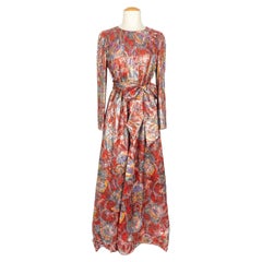 Dior lamé dress 1970's