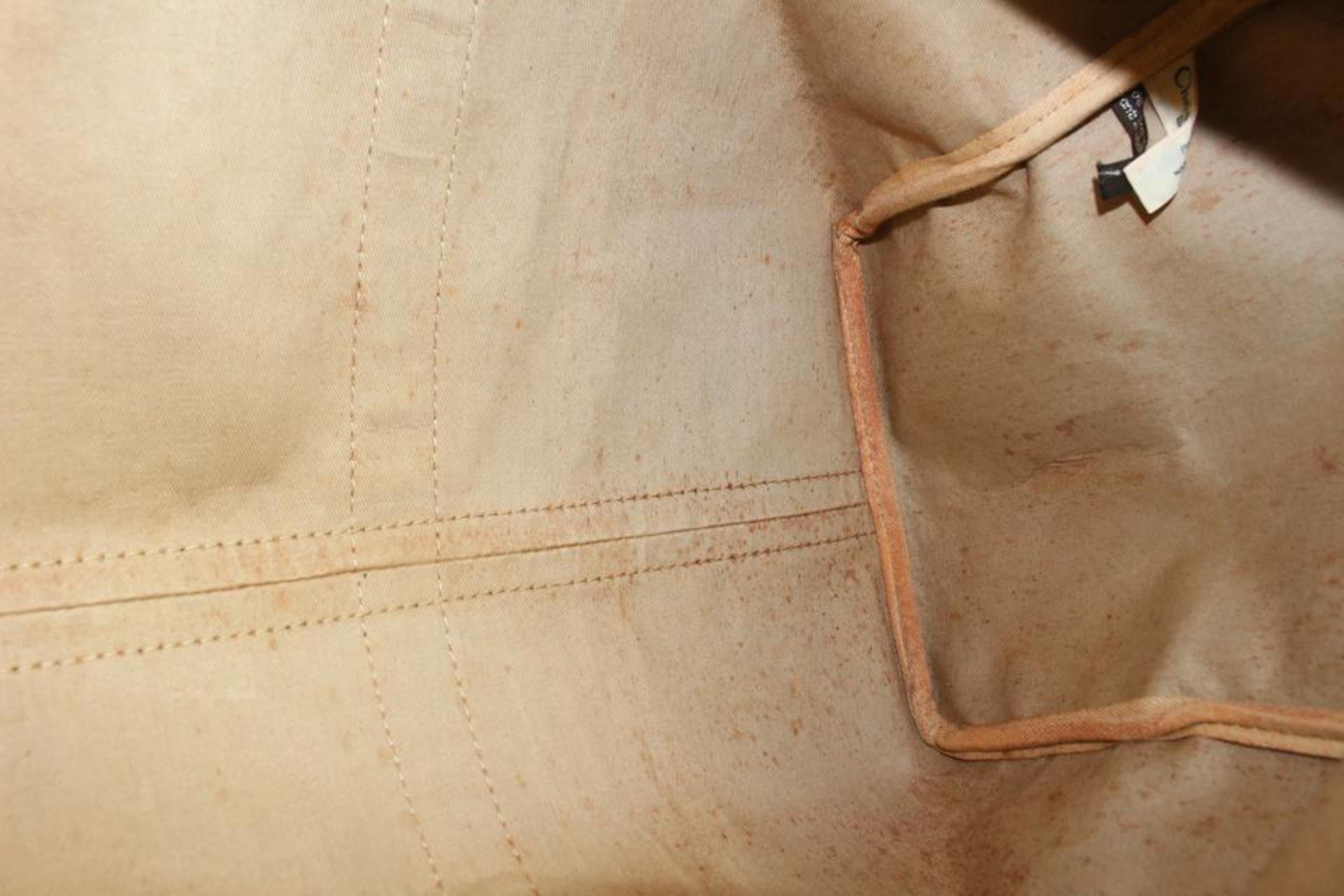 Dior - Grand sac à main Boston Trotter marron avec monogramme 122d15 en vente 1