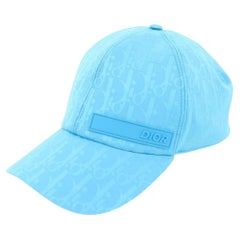 Dior Large Light Blue Oblique Trotter Casquette Baseball Cap Hat 2d419s