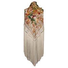 Dior Large Silk Stole Sewn with Sequins