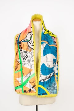 Dior Large Yellow Fur Stole, 2001