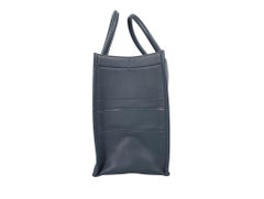 DIOR LEATHER BOOK TOTE - Blue