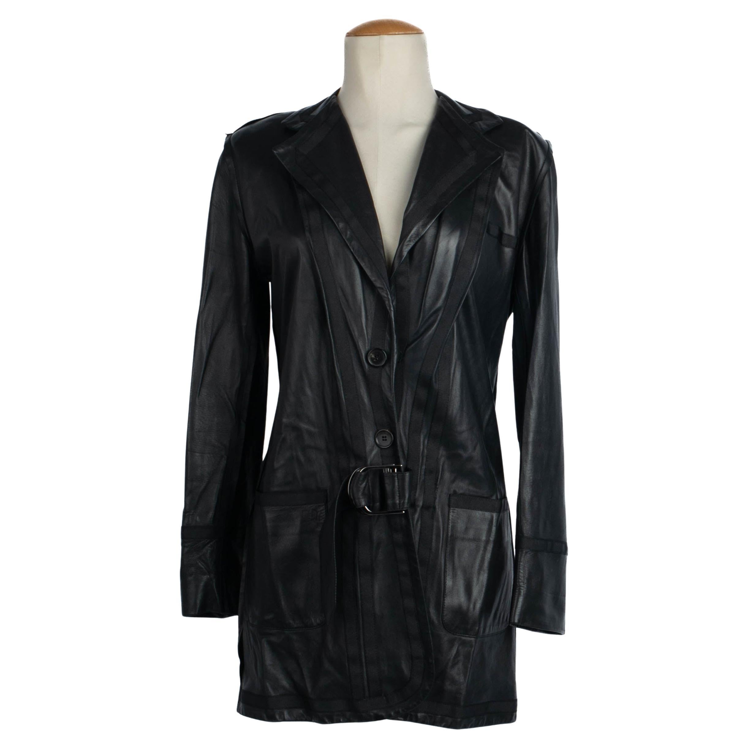 Dior Lederjacke Frühjahr 2003 im Angebot