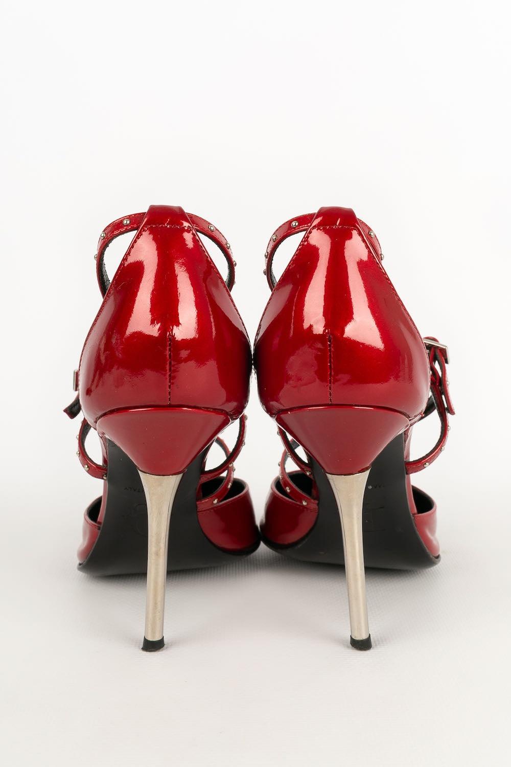 Escarpins en cuir Dior en cuir rouge Escarpins en cuir Pour femmes en vente