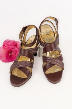 Dior leather sandals