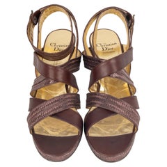 Dior leather sandals