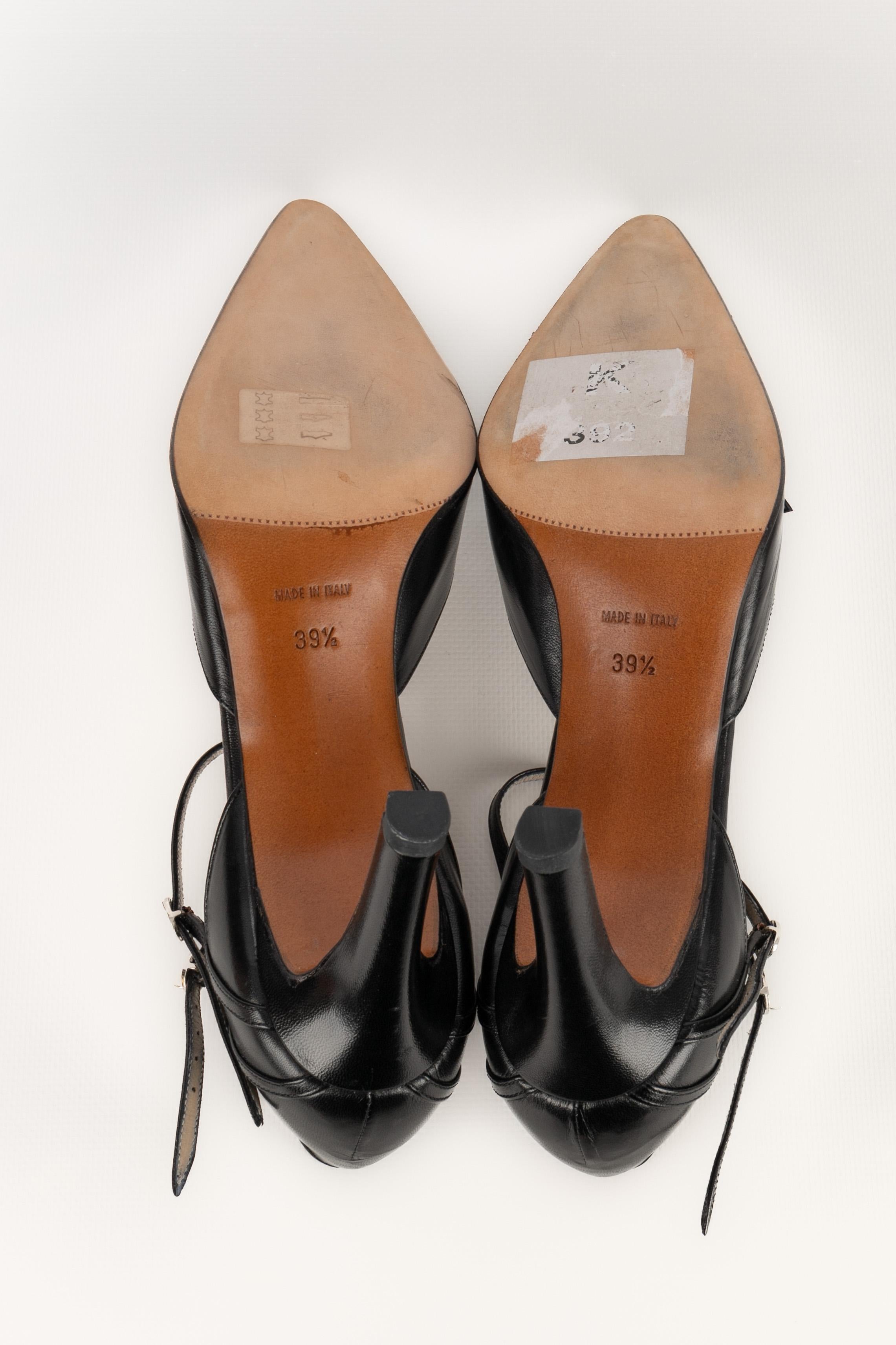 Dior leather stilettoes 6