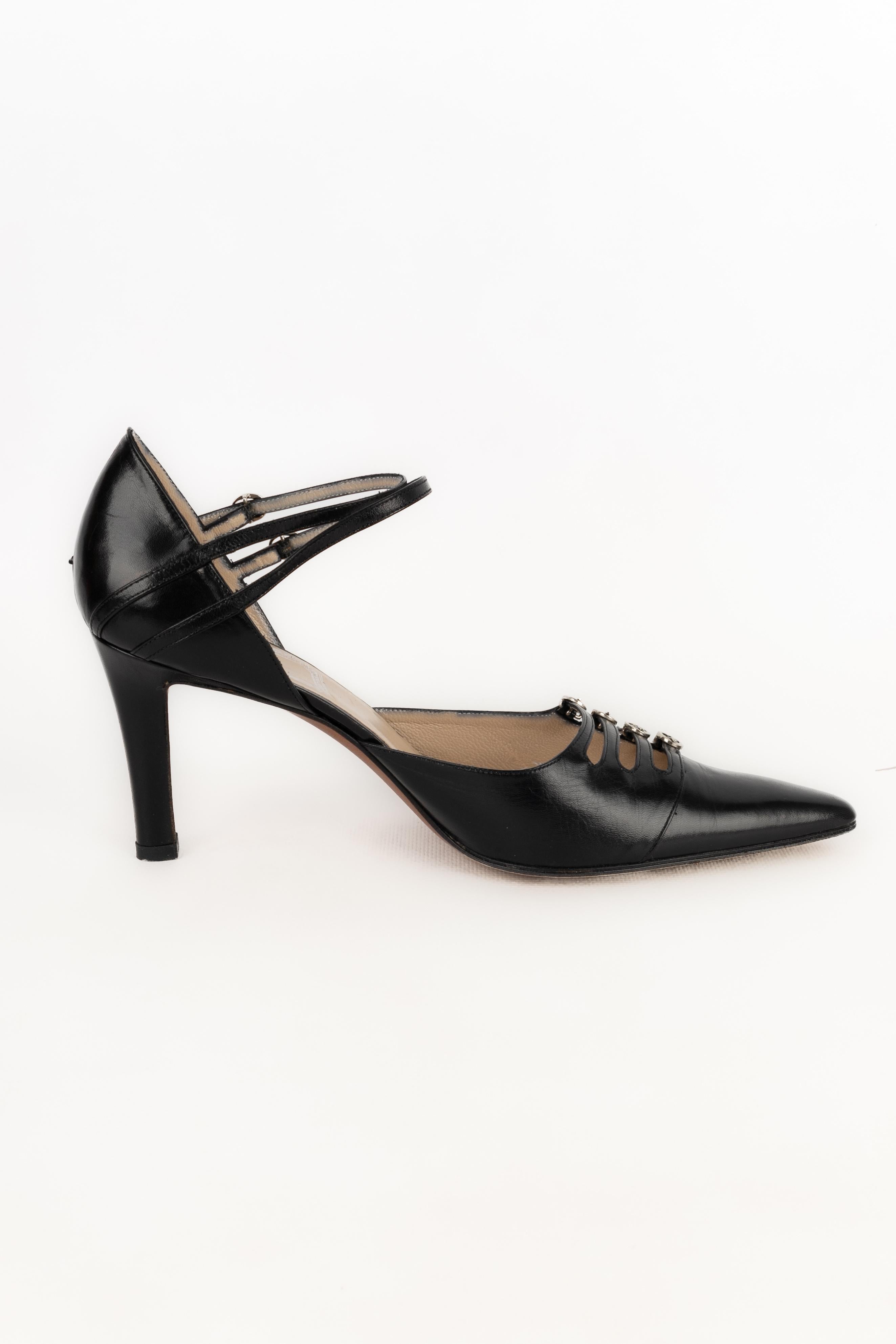 Dior leather stilettoes 2