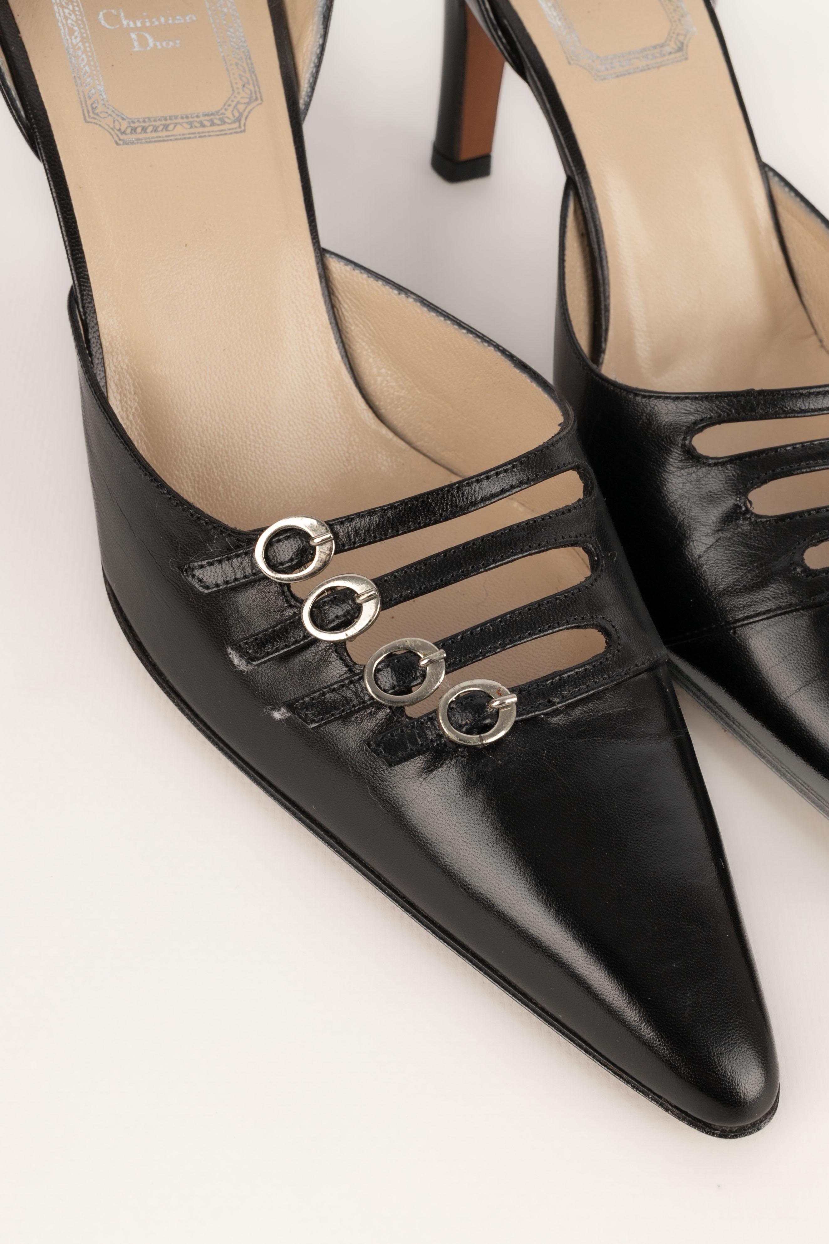 Dior leather stilettoes 3