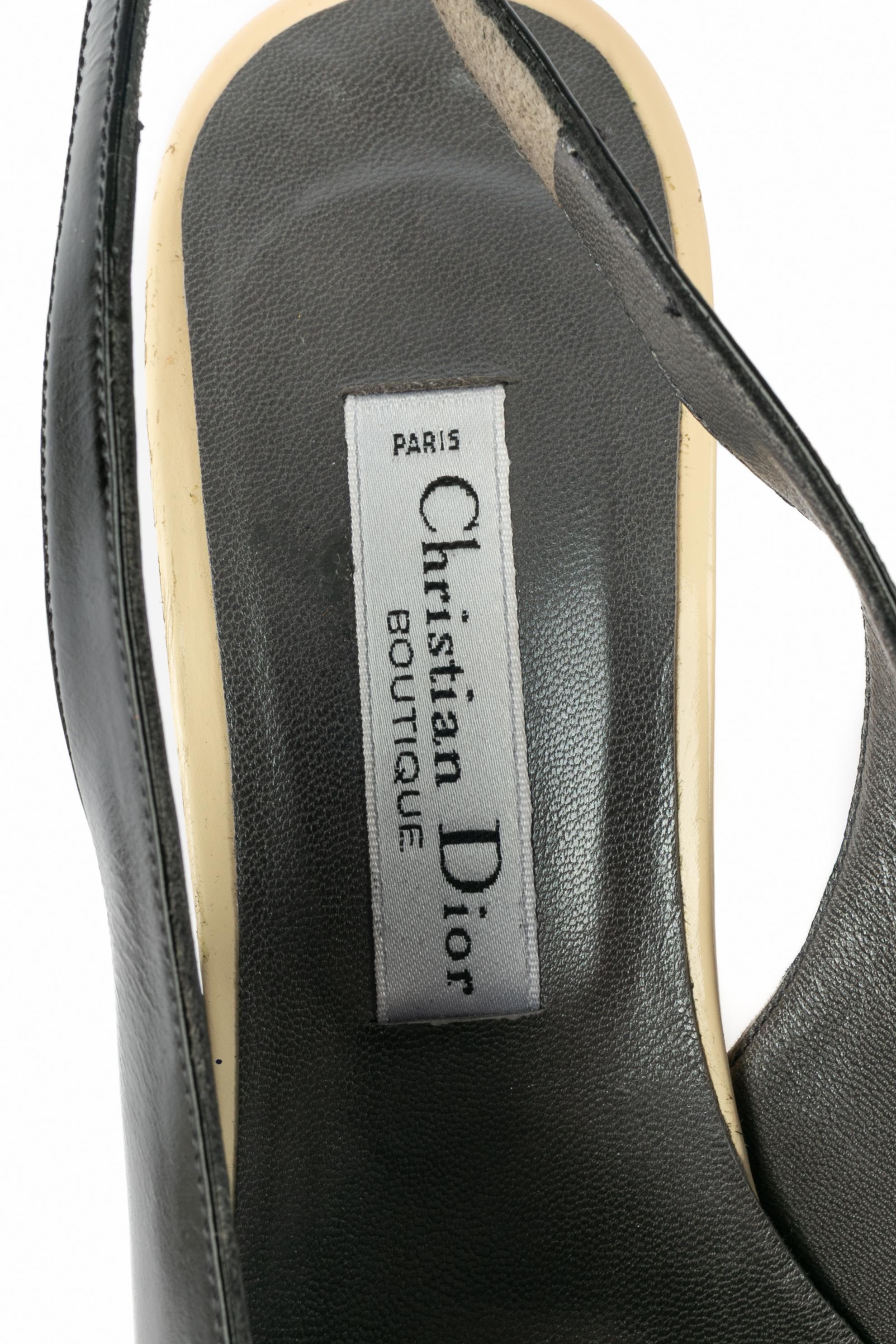 Stiletti in pelle Dior in vendita 3