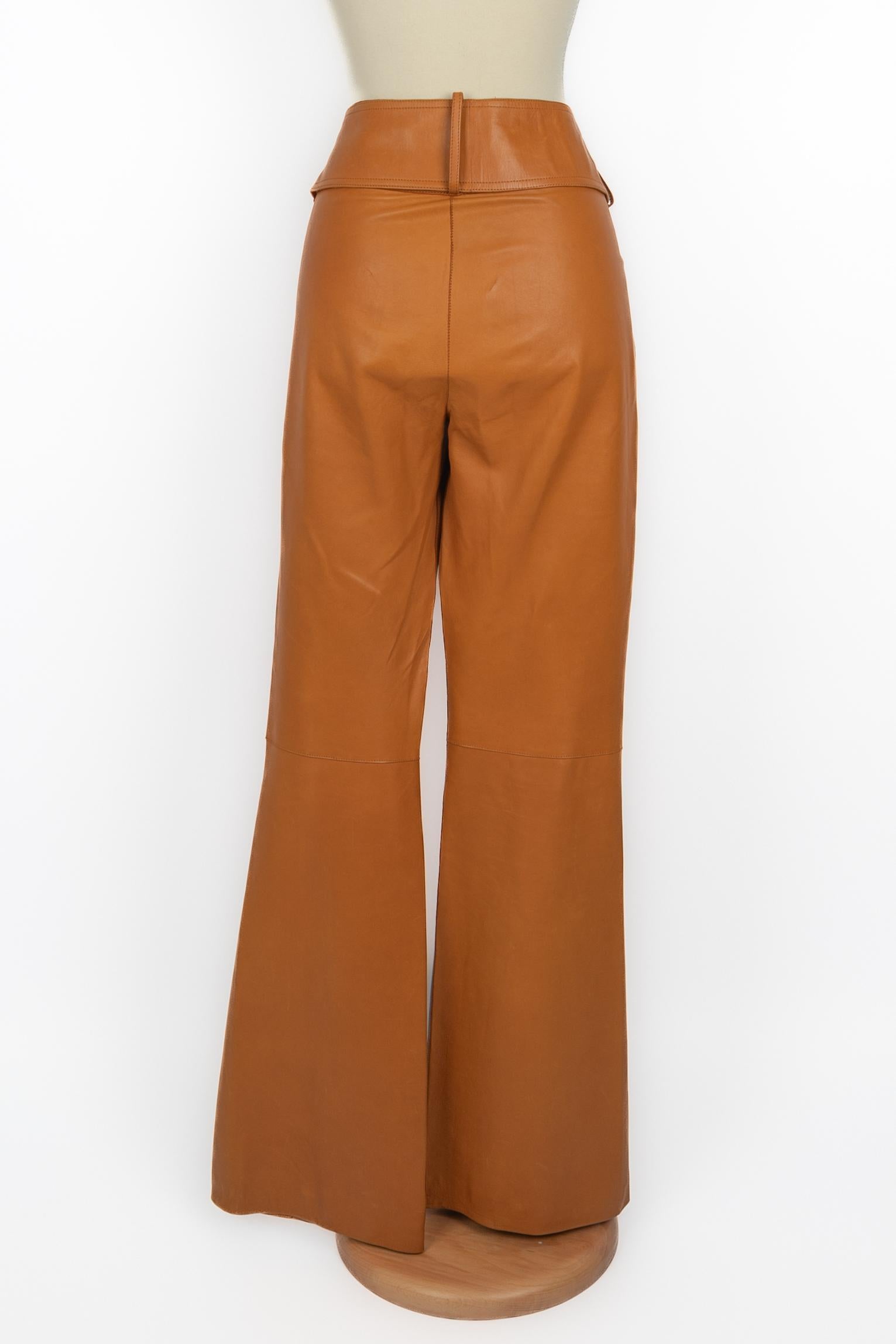 Pantaloni in pelle Dior 1