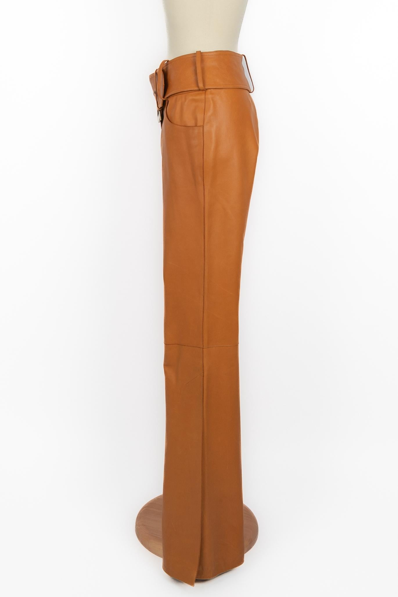 Pantaloni in pelle Dior 2