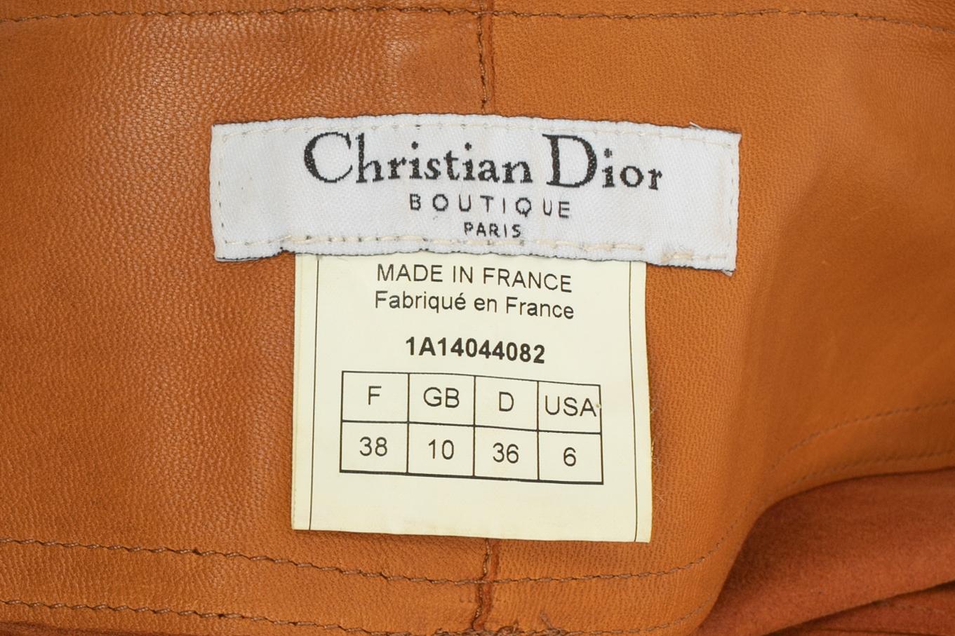 Pantaloni in pelle Dior 4