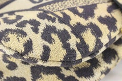 Dior Leopard Embroidered Mizza Saddle Bag 54d725s