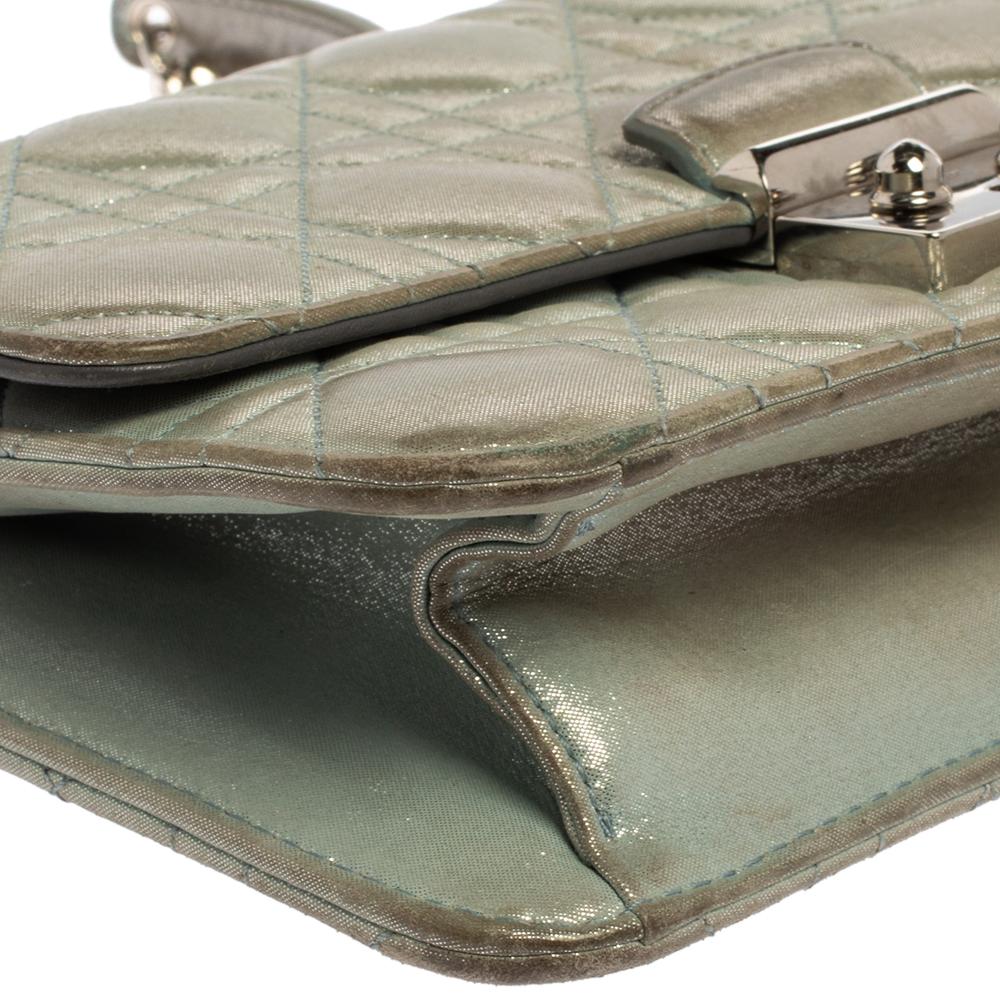 Bolsa Dior Azul Claro Cannage Piel Resplandeciente Miss Dior Promenade 5