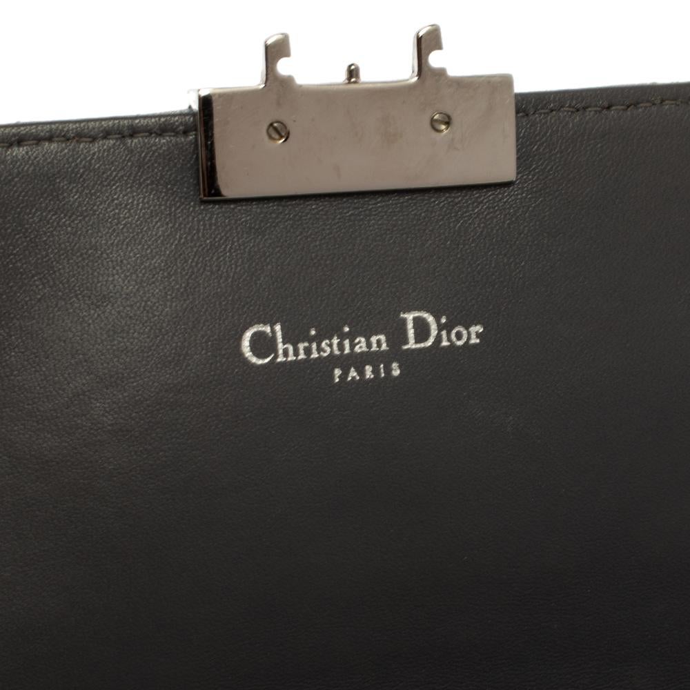 Bolsa Dior Azul Claro Cannage Piel Resplandeciente Miss Dior Promenade 4