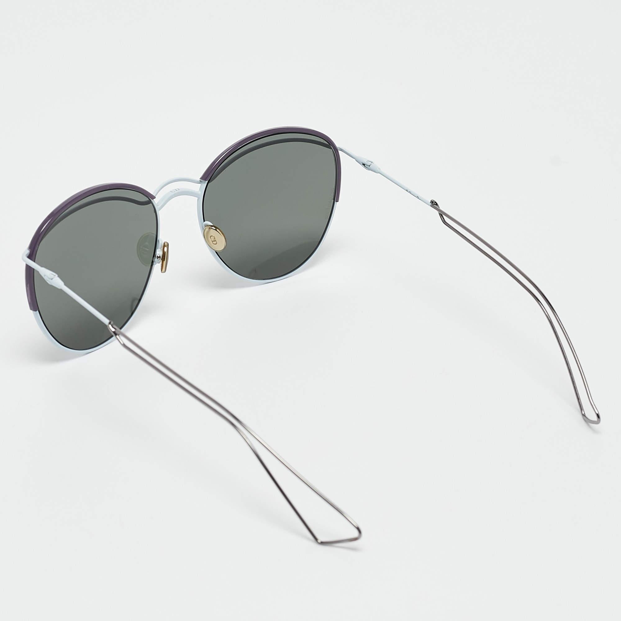 We see the detailing on this exquisite pair of designer sunglasses made from fine materials. The sunglasses are luxe in appeal and practical in usage.