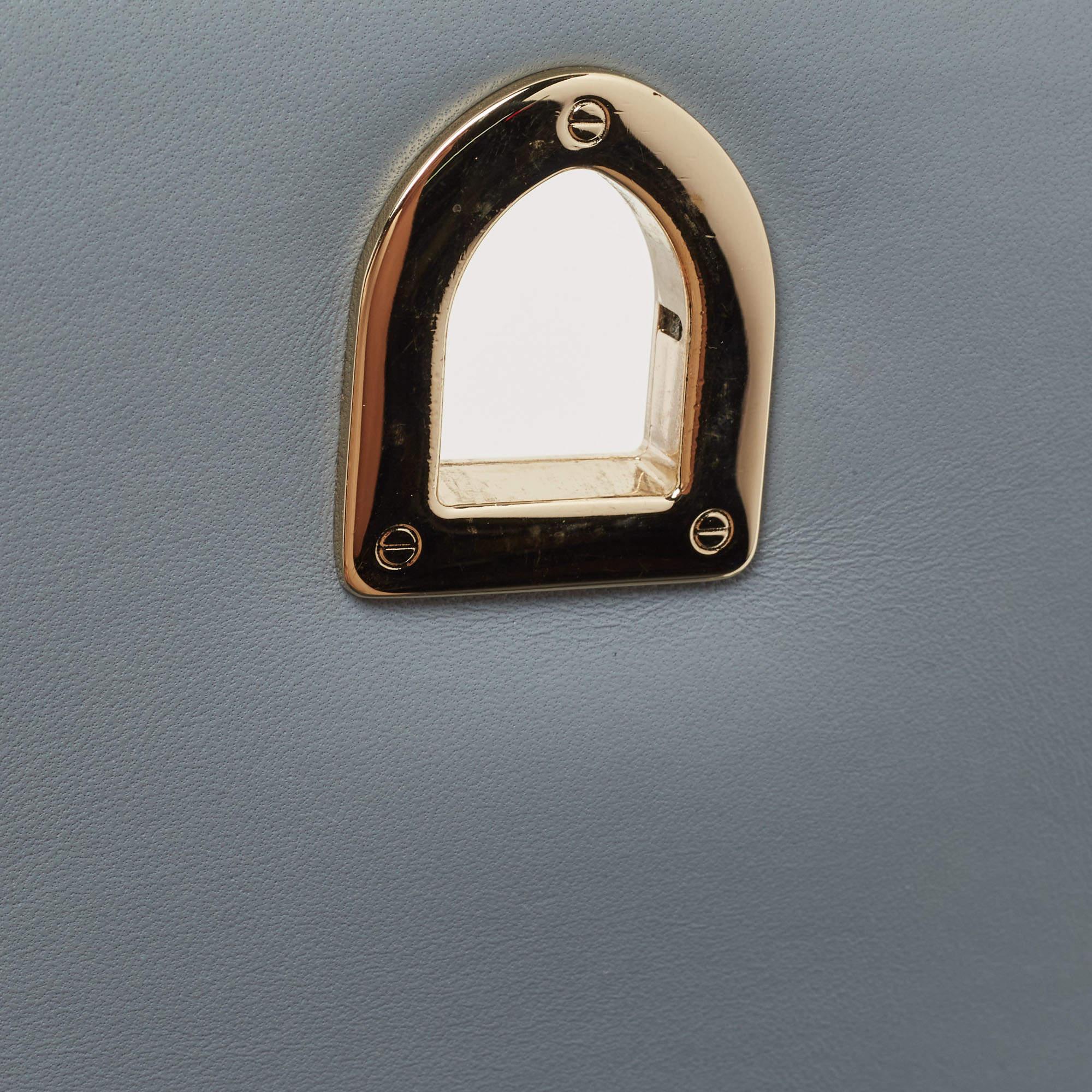 Dior Light Blue Soft Leather Small Diorama Shoulder Bag 7