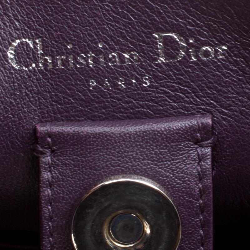 Dior Light Brown Leather Large Diorissimo Shopper Tote 6
