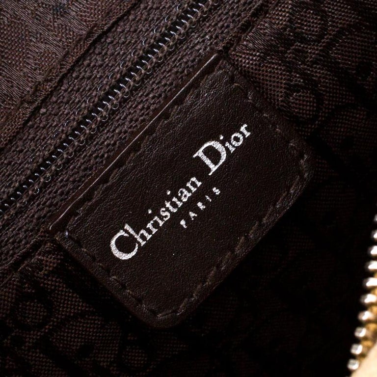 Dior Light Brown Suede and Wool Flight Shoulder Bag For Sale at 1stDibs