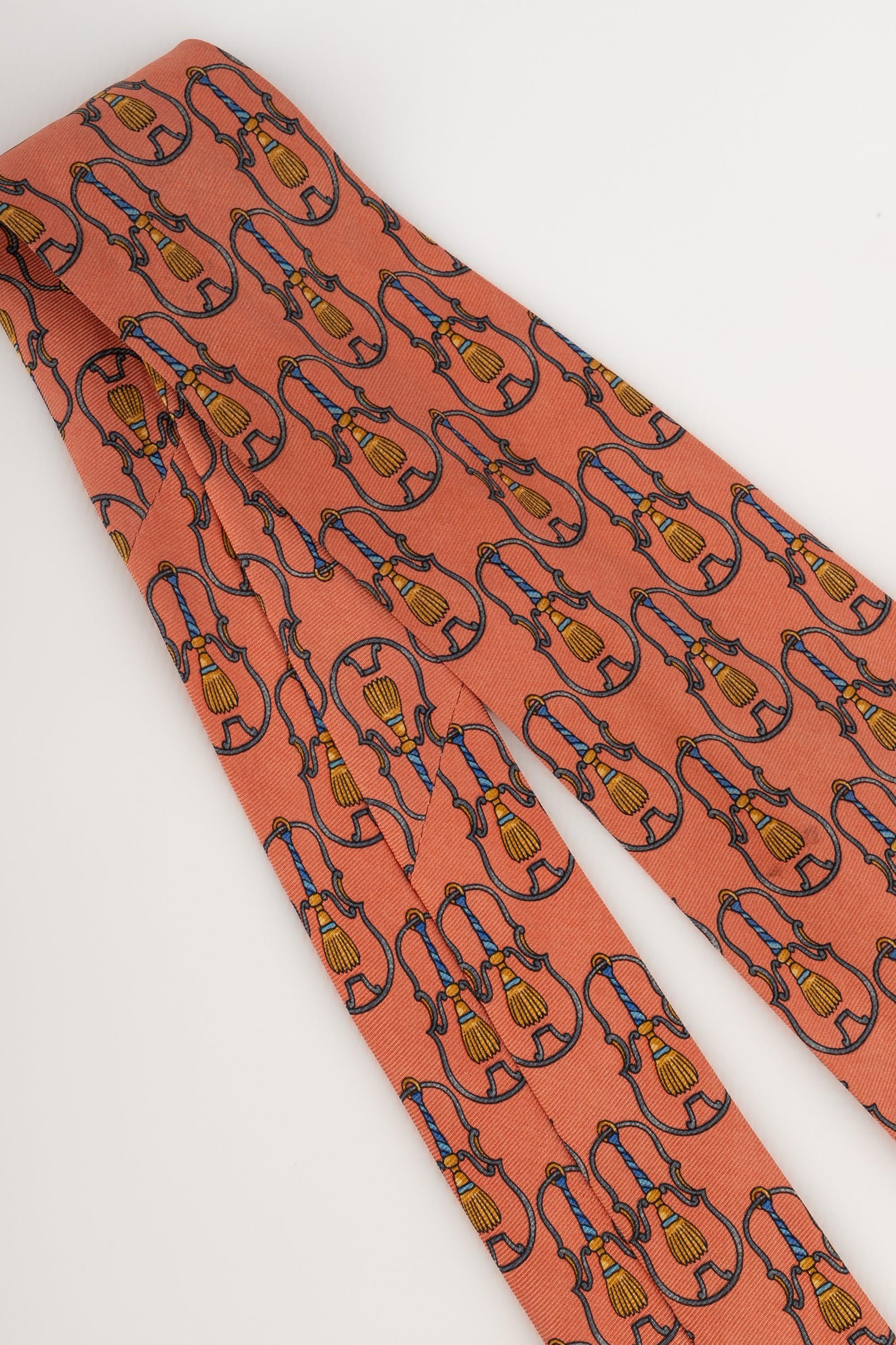Orange Dior Light-orande Silk Twill Mitzah For Sale