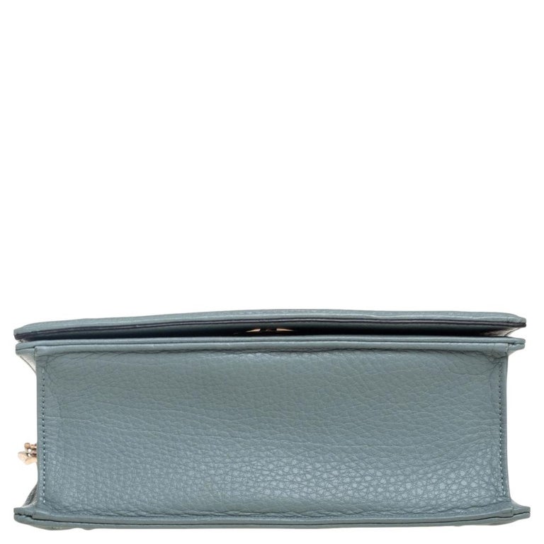 Dior Light Pastel Green Leather Small Diorama Shoulder Bag For Sale at ...