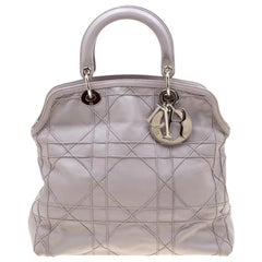 Dior Light Purple Cannage Leather Granville Tote