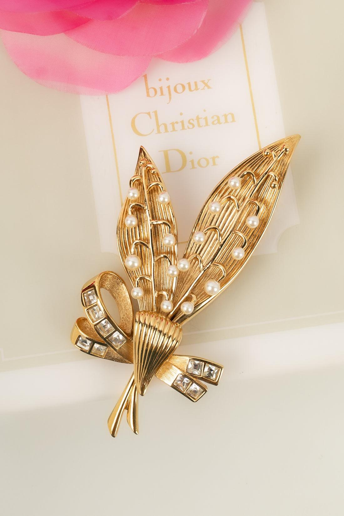 Dior Lily of the Valley Brooch 2