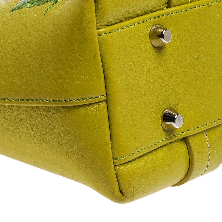 Vintage Dior Lime Green Logo Shoulder Bag – Treasures of NYC