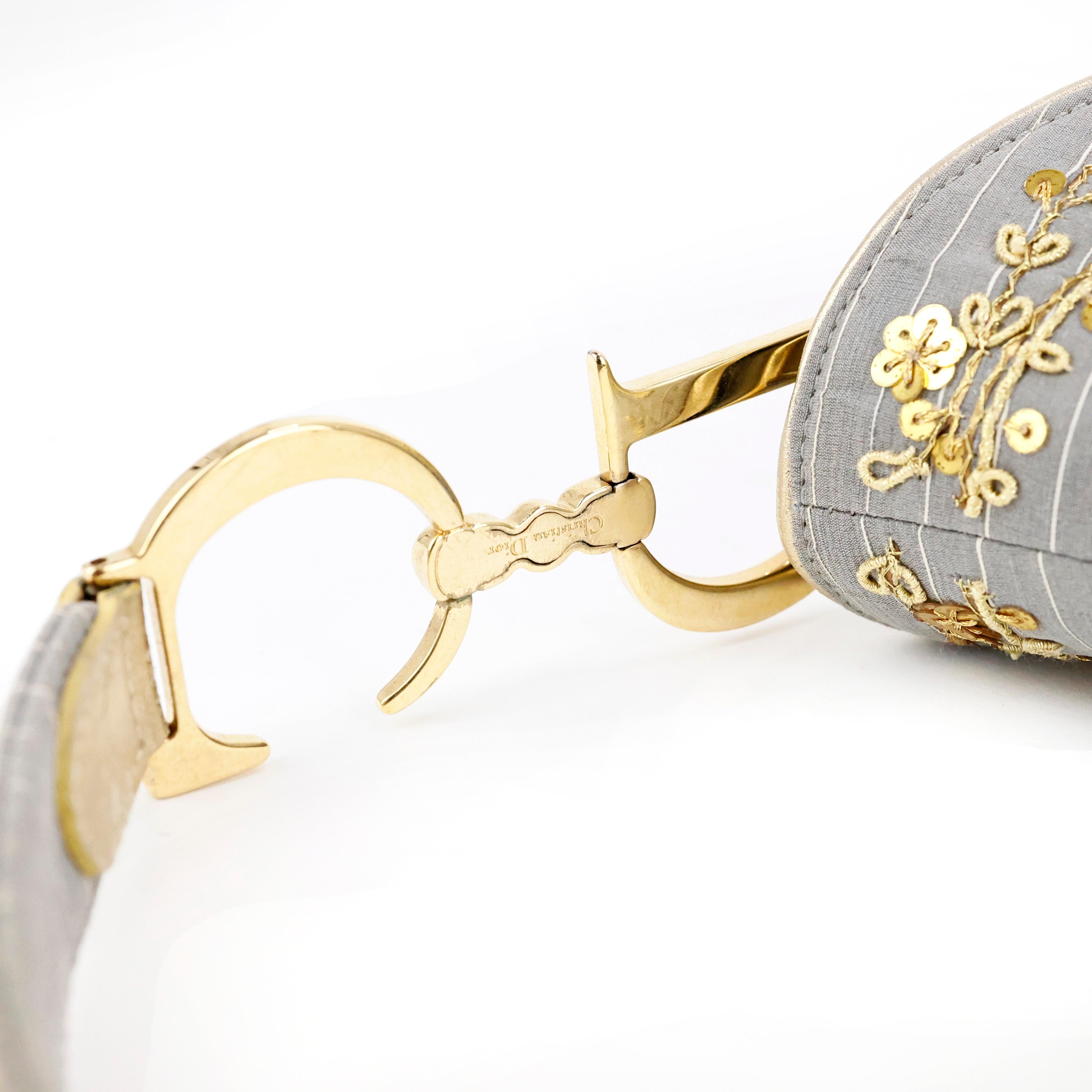 Dior Limited Edition Embellished Saddle Bag en vente 3