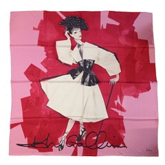 Dior Limited Edition "Mannequin" Silk Scarf