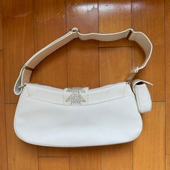 Dior Limited Edition Rare Columnbus Dior Strict Chic White Rhinestones Bag