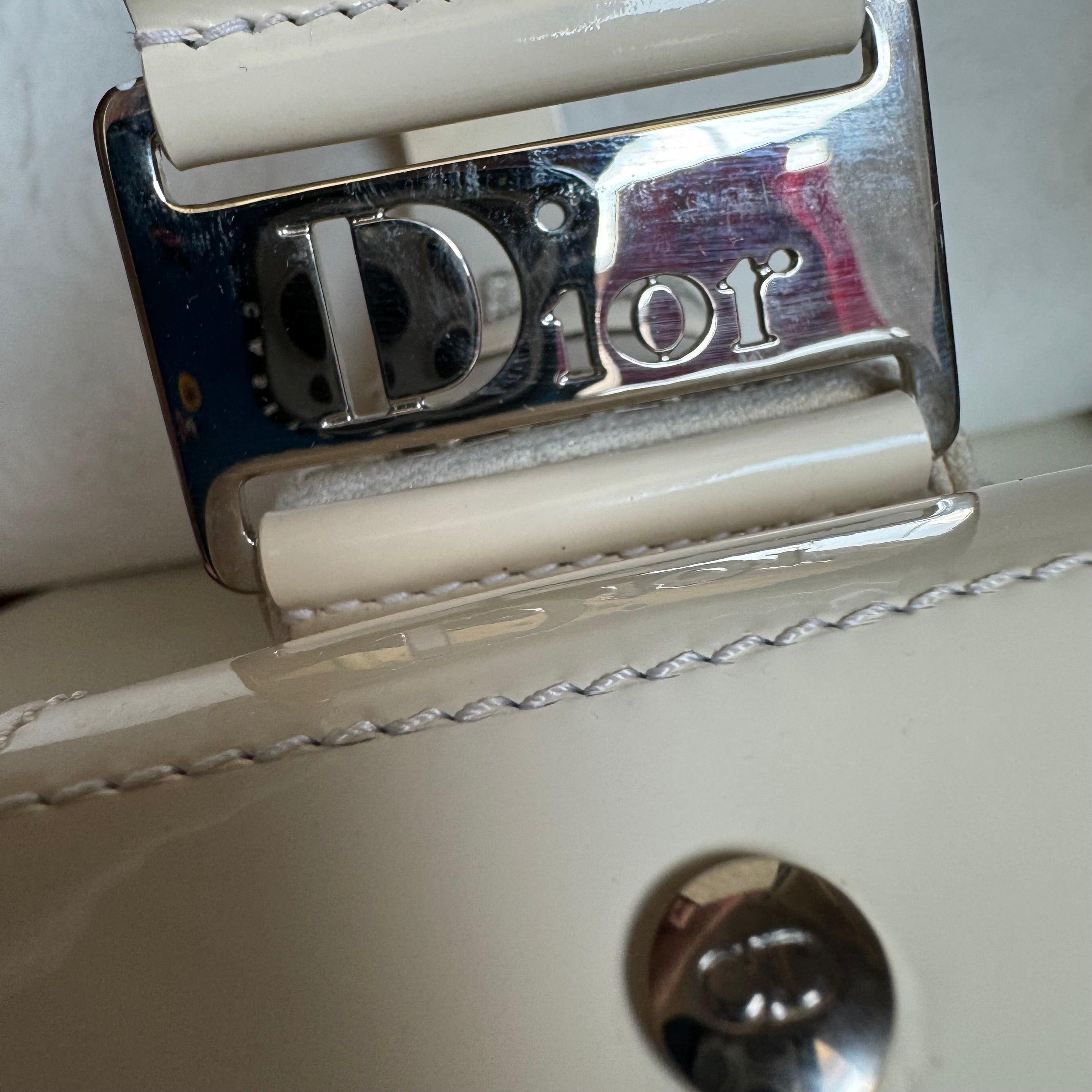 Sac Columnbus Dior rare et chic avec strasss blancs, édition limitée 3