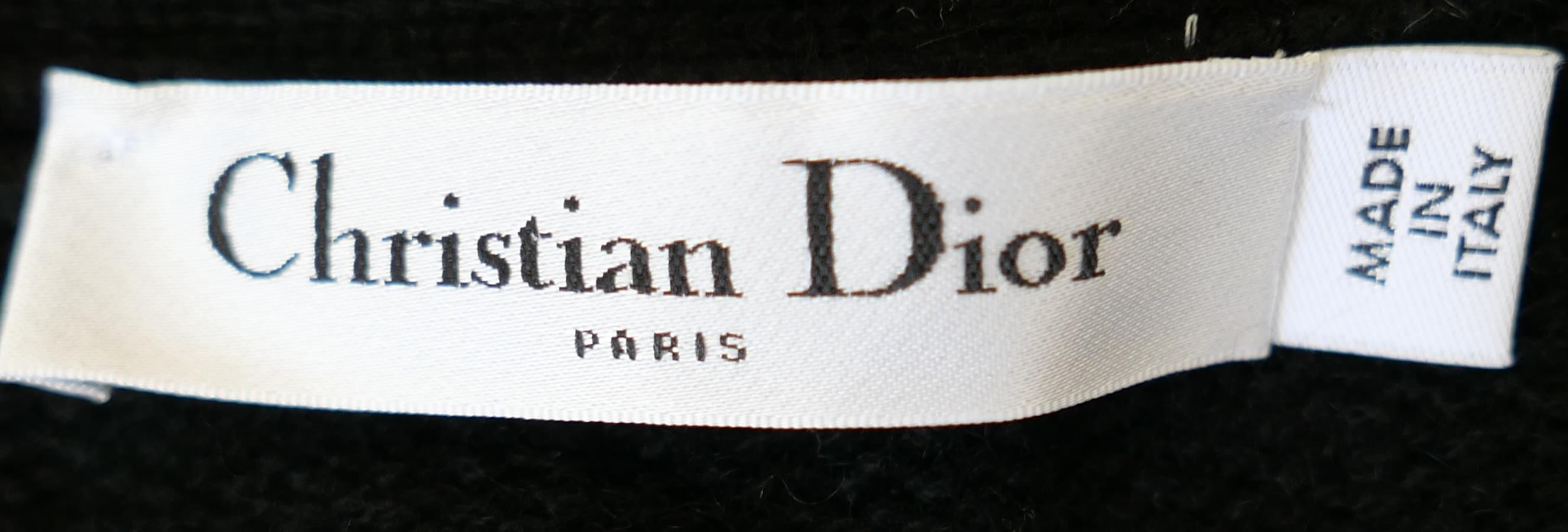 Chaqueta de cachemira con logo trasero Dior en venta 1