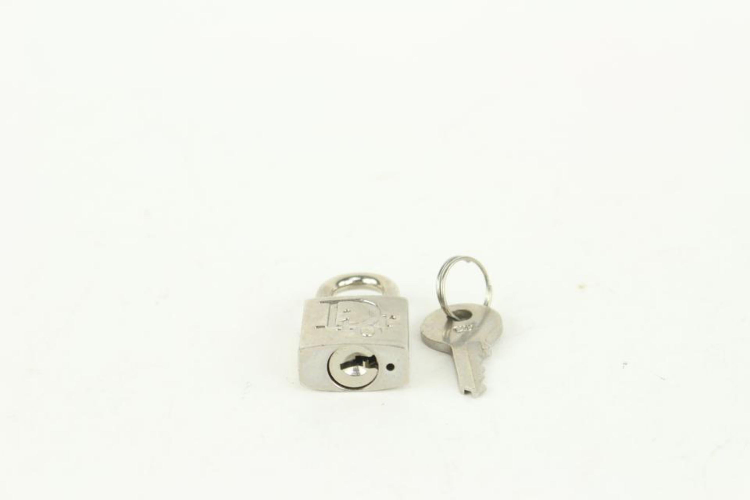 Men's Dior Logo Padlock and Key Cadena Set 1SD125